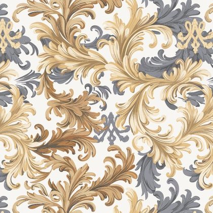 Gold baroque acanthus — pattern from the Marie-Antoinette Style Guide