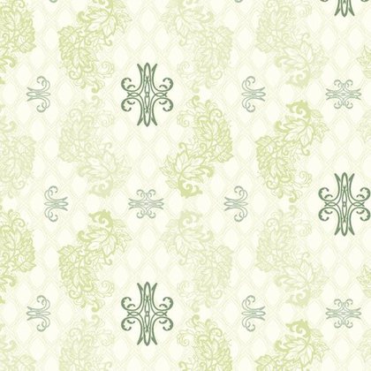 Green garden ornament — pattern from the Marie-Antoinette Style Guide
